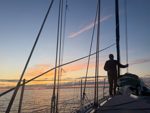 Mike enjoying the last sunset before Nome