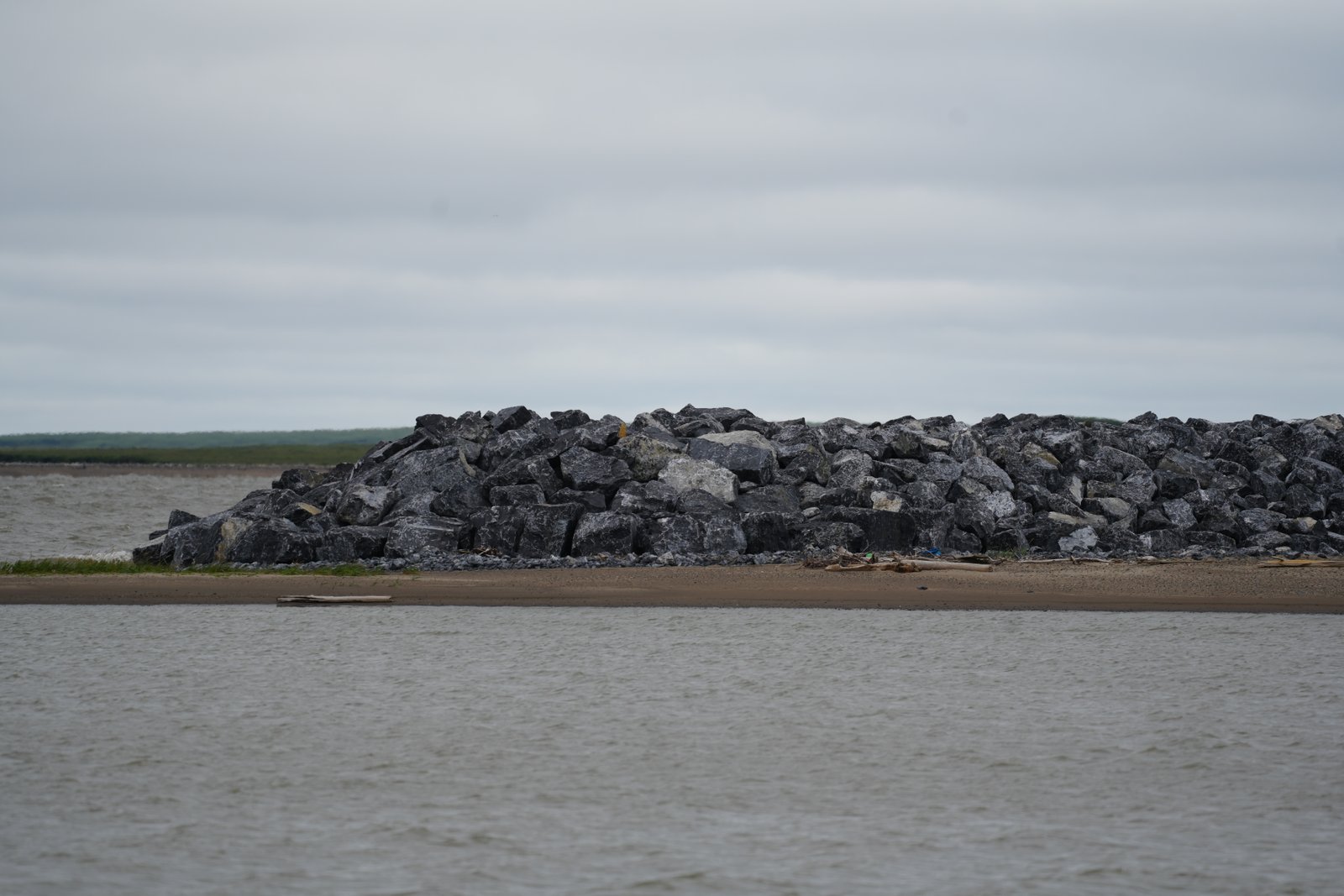 Breakwater in Tuktoyaktuk