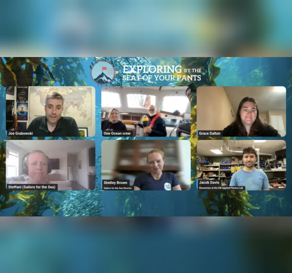 Live classroom with Exploring By the Seat of Your Pants- 1st SWIFT Buoy drop! Joined by Sailors for the Sea- sponsors of the buoy program, and University of Washington's Applied Physics Laboratory- partner in the SWIFT buoy program 
