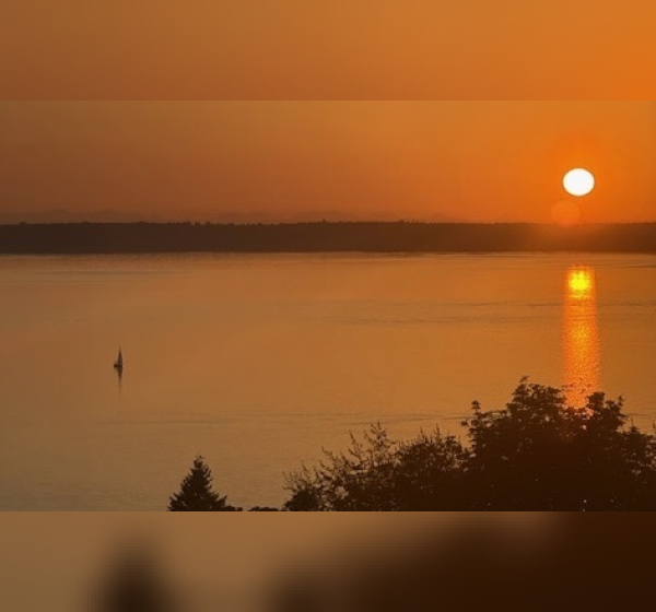 Sunset over Bellingham Bay