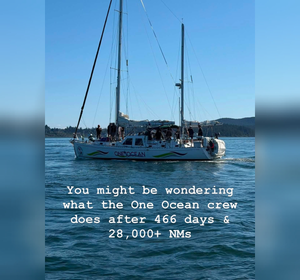 Just a few initial things the crew of One Ocean has been up to.