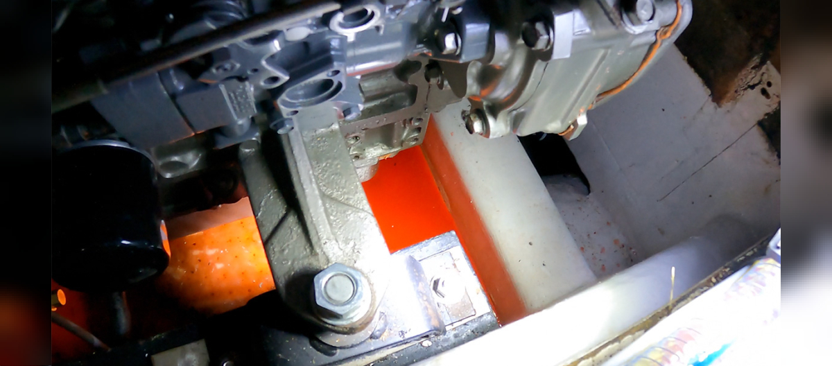 Engine with Antifreeze under it, problems