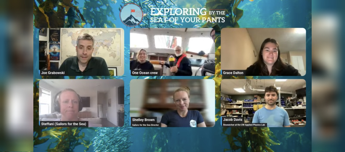Live classroom with Exploring By the Seat of Your Pants- 1st SWIFT Buoy drop! Joined by Sailors for the Sea- sponsors of the buoy program, and University of Washington's Applied Physics Laboratory- partner in the SWIFT buoy program 