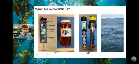 Nalgene prototype VS current MicroSWIFT Buoy 