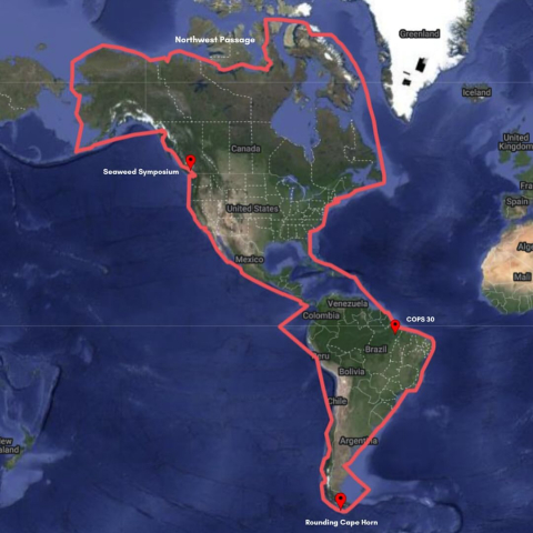 The ATA team will depart form Anacortes, Washington, in May 2025 to sail around North a…