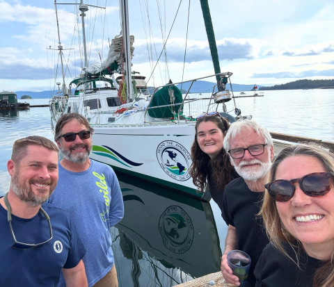 The One Ocean crew has made it to Juneau!⛵️ 🌎🌊Here we will make provisions and make som…