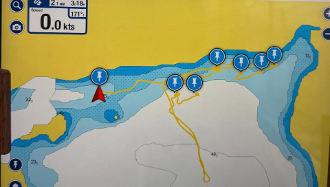 In Summer’s Harbour, we had to escape the ice more than a couple of times… pretty ironi…