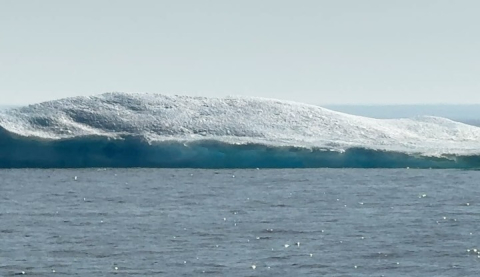 Although the sea ice can cause anxiety… it also provides a beautiful scenery- and a nic…