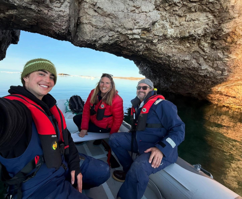 The One Ocean crew set off from Pearce Point at 5 AM this morning, continuing our journ…