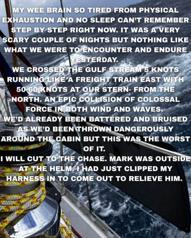 This was written by project director, Jennifer Dalton, in the heat of the storm when sh…