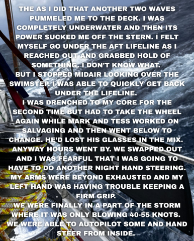 This was written by project director, Jennifer Dalton, in the heat of the storm when sh…