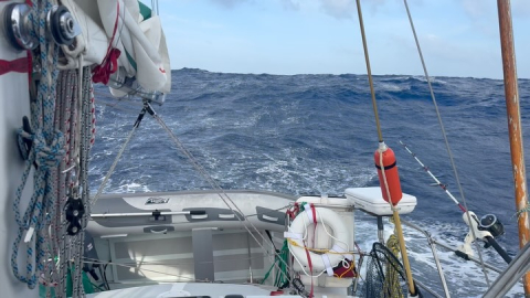 It took One Ocean a week to sail from St.