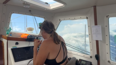 It took One Ocean a week to sail from St.