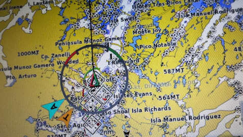 In the Strait of Magellan today!