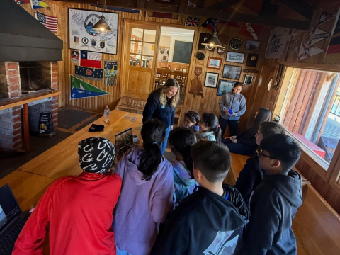 In Puerto Williams, the One Ocean team had the chance to collaborate with the southernm…
