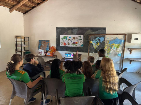 This morning we got to connect with ocean stewards in Mozambique!