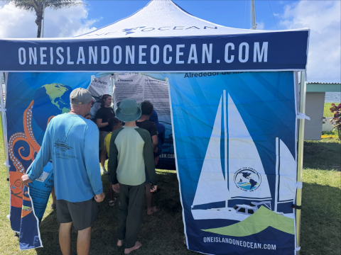 Here in Hilo, we had the opportunity to present for Manifest Youth Sailing, a sailing s…