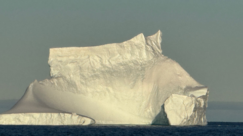 While sailing along the east coast of the Arctic Circle, we encountered countless icebe…