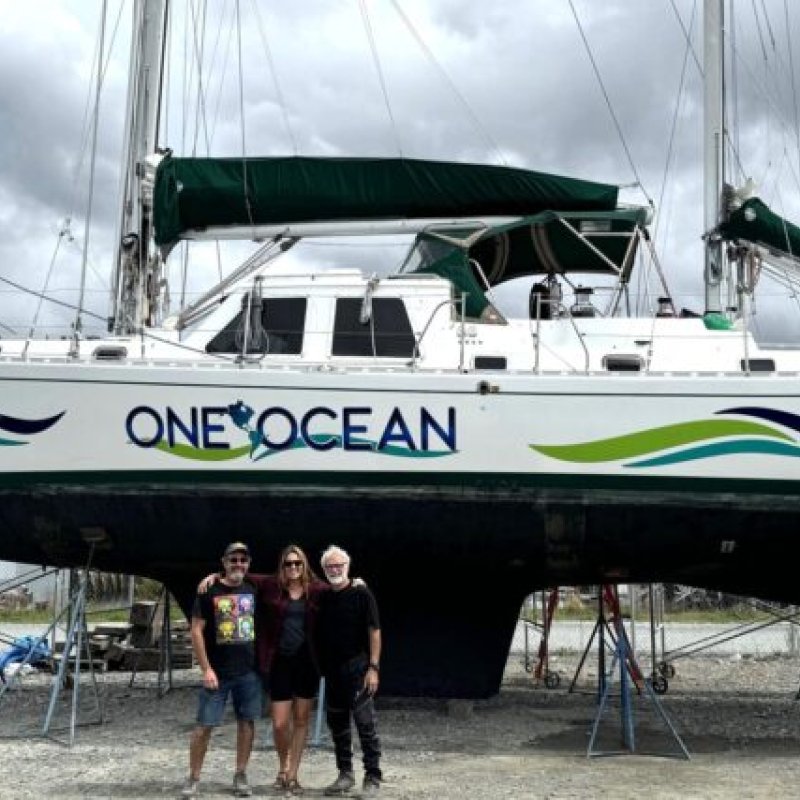 Crew in front of One Ocean