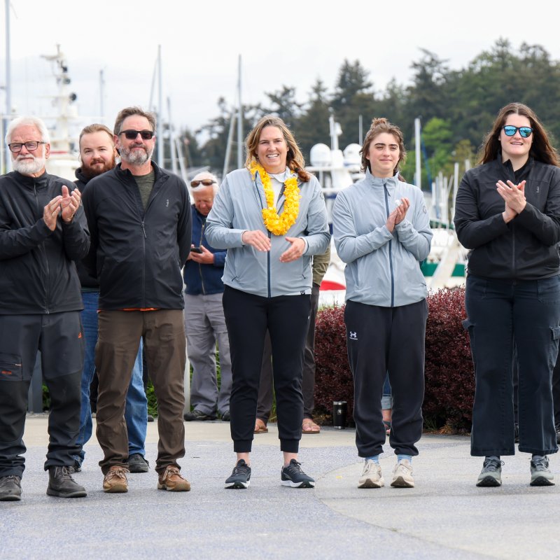 Around the Americas Launch, Picture Credit Elizabeth Crookes, SVC
