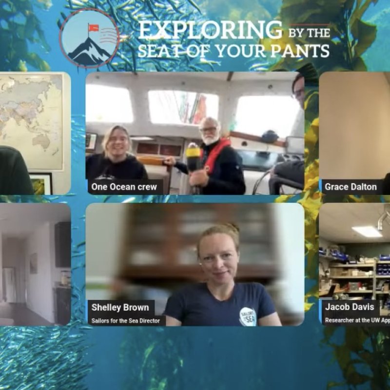 Live classroom with Exploring By the Seat of Your Pants- 1st SWIFT Buoy drop! Joined by Sailors for the Sea- sponsors of the buoy program, and University of Washington's Applied Physics Laboratory- partner in the SWIFT buoy program