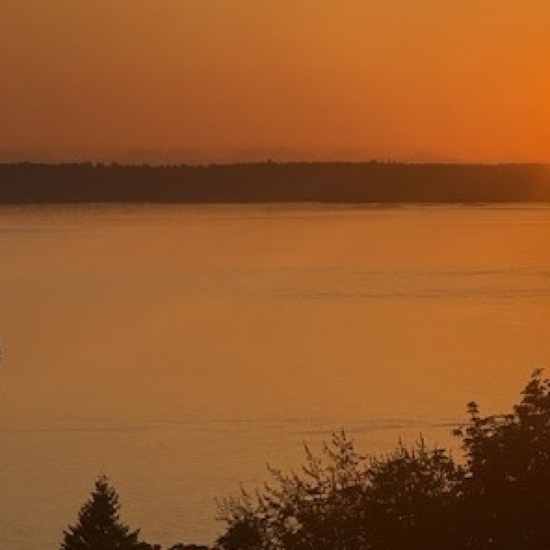 Sunset over Bellingham Bay