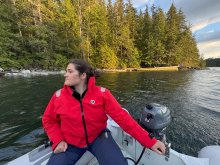Grace at the helm